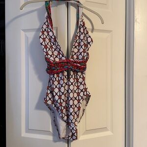 Trina Turk Multicolor Geometric Swimsuit